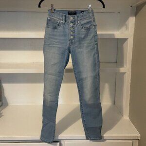 Lucky Brand Bridgette Skinny High-Rise Button-up Light Blue Jeans – Size 2/26